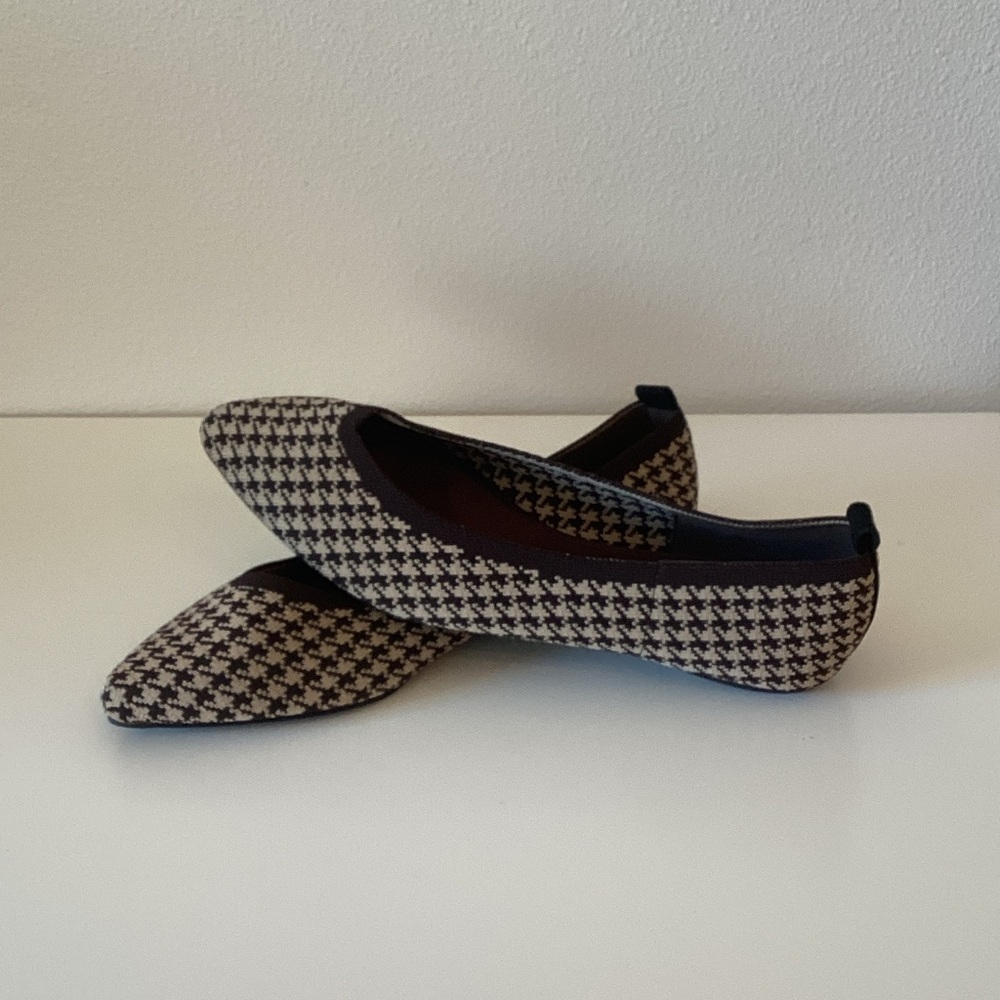 Journee Collection Stylish Houndstooth Flats